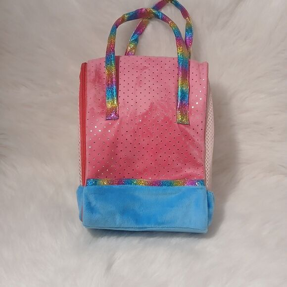 CHILDREN BACKPACK ONE SIDE ZIPPER CLOSURE NET FOR SPECIAL ITEMS W/ 2 HANDLES - Picture 7 of 14